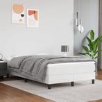 vidaXL Pocketveringmatras 120x200x20 cm kunstleer wit, Verzenden, Nieuw