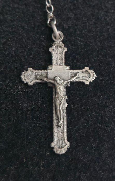 Rozenkrans - Zilver - 1850-1900 - Prachtige massieve, Antiek en Kunst, Antiek | Boeken en Bijbels