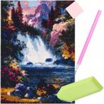 Malatec Diamond Painting Waterval – Breng Rust met Creati., Hobby en Vrije tijd, Schilderen, Ophalen of Verzenden, Nieuw