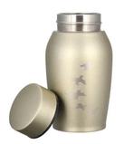 Urn | Aluminium | 250 ml | kleur champagne | afbeeldingen..., Verzenden, Nieuw