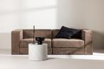 Jeane 3-Zitsbank Bruin Linnen Teddy Stof Modern Design Jorn, Verzenden, Nieuw
