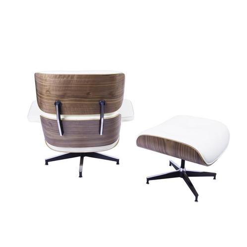 EA670 style Lounge stoel met Hocker, Huis en Inrichting, Fauteuils, Verzenden