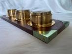 Maritieme objecten - Vintage maritieme weerstation in brons, Antiek en Kunst