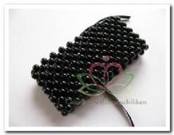 Corsage Polscorsage-armband Classic Zwart, Hobby en Vrije tijd, Knutselen, Nieuw, Ophalen of Verzenden