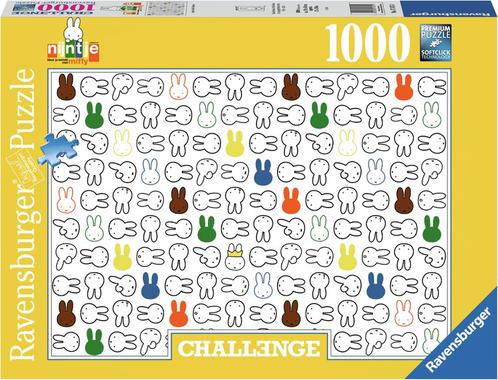 Nijntje - Challenge Puzzel (1000 stukjes) | Ravensburger -, Hobby en Vrije tijd, Denksport en Puzzels, Nieuw, Verzenden