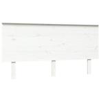 Hoofdbord Grenen 154cm - Stijlvol & Voordelig Tweedekansje, Wit, Ophalen of Verzenden, Overige maten, Hout
