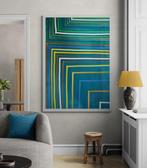 Lao Gonzalez - Geometric Abstract, XL, NO RESERVE, Antiek en Kunst