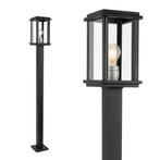 Buitenlamp Capital S sokkellamp zwart Tuinverlichting, Tuin en Terras, Verzenden, Nieuw