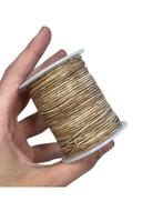 Leren koord rol 1,5mm 50m camel, Nieuw