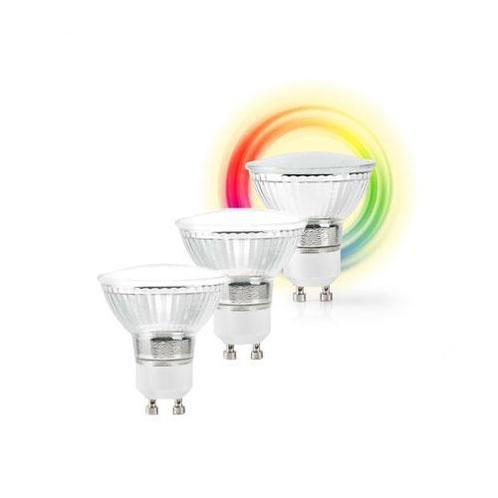 Bundel 3 stuks Wi-Fi Smart LED Spot Full-Colour en, Huis en Inrichting, Lampen | Losse lampen, Ophalen of Verzenden