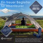 Luchtbed - 1 Persoons - Camping matras - Opblaasbed - Blauw, Verzenden, Nieuw