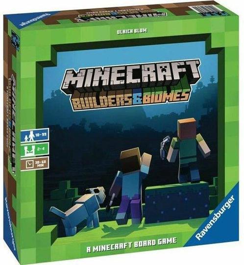 .Tweedehands: Minecraft - Builders & Biomes, Hobby en Vrije tijd, Gezelschapsspellen | Bordspellen, Drie of vier spelers, Zo goed als nieuw