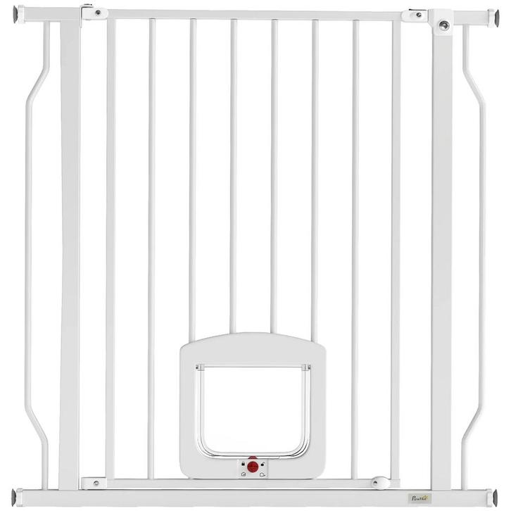 Traphekje Deurhekje Met Kattenluik Zonder Boren 75-85 Cm Van, Tuin en Terras, Palen, Balken en Planken, Nieuw, Verzenden