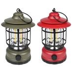 Benson Oplaadbare en dimbare retro campinglamp - 16.6 x 9..., Nieuw