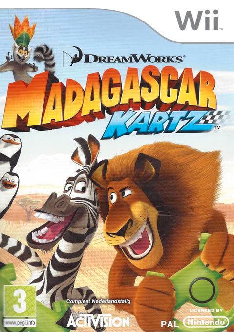 Wii Madagascar Kartz, Spelcomputers en Games, Games | Nintendo Wii, Zo goed als nieuw, Verzenden