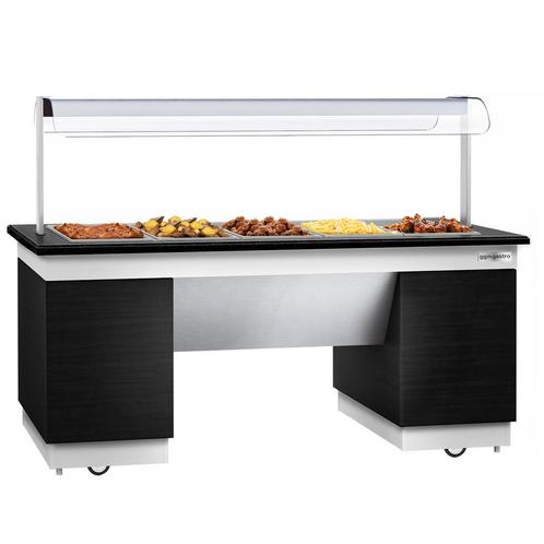 GGM Gastro | Warm buffet toonbank DUBLIN - 2000mm - met Bain, Zakelijke goederen, Horeca | Meubilair en Inrichting, Nieuw in verpakking