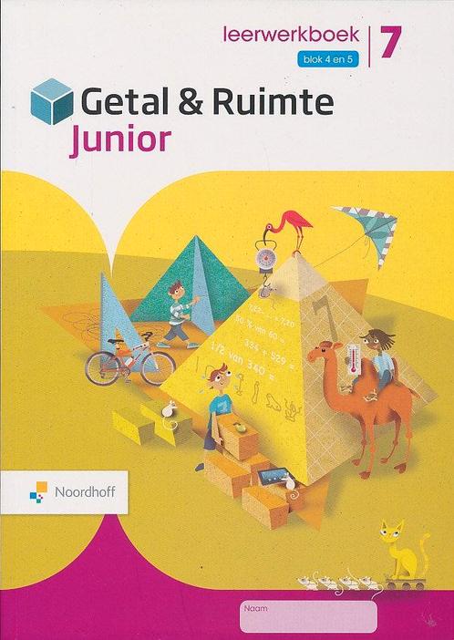 Getal en Ruimte Junior leerwerkboek blok 4 en 5 groep 7 (per, Boeken, Schoolboeken, Nieuw, Verzenden