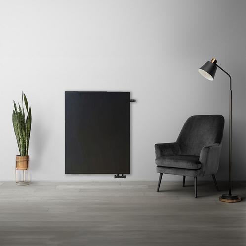 H90 x B60 T11 - Paneelradiator C6 vlakke voorzijde Mat Zwa, Doe-het-zelf en Verbouw, Verwarming en Radiatoren, Ophalen of Verzenden