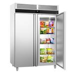 GGM Gastro | RVS vrieskast PREMIUM - GN 2/1 - | TF1400ND-EF, Verzenden