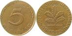 Duitsland Fehlpraegung 5 Pfennig 1972 J auf 1pfennig -ron..., Verzenden