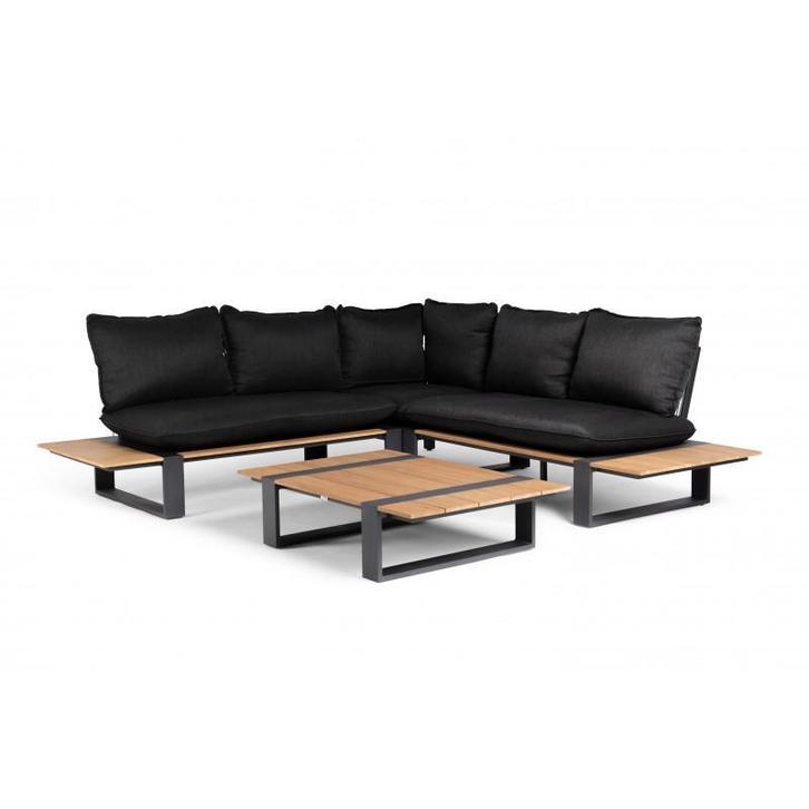 Tierra Outdoor : Dawson loungeset AANBIEDING € 1699.-, Tuin en Terras, Tuinsets en Loungesets, Bank, Bijzettafel, Stoel, 4 zitplaatsen