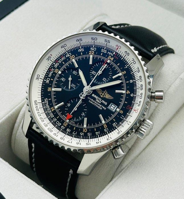Breitling - Navitimer World 46 GMT Chronograph - A24322 -, Sieraden, Tassen en Uiterlijk, Horloges | Heren