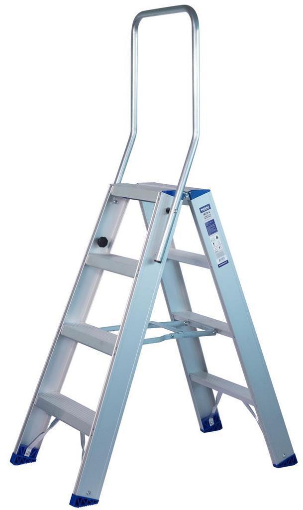 Dubbele Trap Maxall 4 treden, Doe-het-zelf en Verbouw, Ladders en Trappen, Trap, Nieuw, Minder dan 2 meter, Verzenden