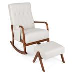 LIVSK Schommelstoel en Ottoman Set - Ergonomisch Ontwerp - Z, Huis en Inrichting, Fauteuils, Verzenden, Nieuw