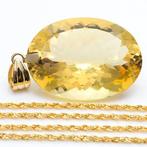 Zonder Minimumprijs - Ketting met hanger - 18 karaat Geel, Sieraden, Tassen en Uiterlijk, Antieke sieraden