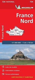 Wegenkaart - Landkaart 724 Noord-Frankrijk Noord - Michelin, Nieuw, Verzenden