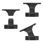 ProPlus Deurvanger zwart - scharnierend en vast - voor ca..., Doe-het-zelf en Verbouw, Hang- en Sluitwerk, Ophalen of Verzenden