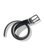 menclothing Omkeerbare mannenriem 3.5cm zwart, Kleding | Heren, Verzenden, Nieuw, Zwart
