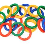 Set van 20 sleutelringen (4 kleuren), Doe-het-zelf en Verbouw, Ophalen of Verzenden, Nieuw