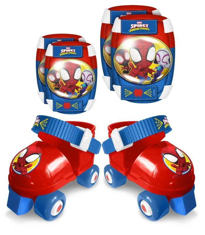 Spidey Rolschaatsen met Beschermers (TV en Film, Skates), Kinderen en Baby's, Speelgoed | Buiten | Rolschaatsen, Nieuw, Ophalen of Verzenden