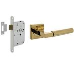 Intersteel deurbeslag set loopslot wit + deurklink Bau-Stil, Verzenden, Nieuw