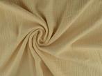Mousseline stof – Champagne, Overige kleuren, 120 cm of meer, Ophalen of Verzenden, Katoen