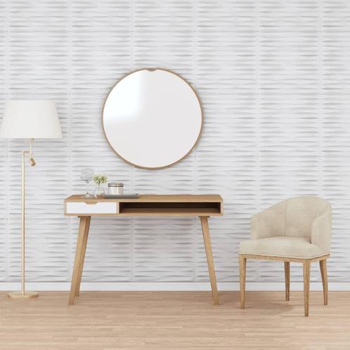 vidaXL 24 st Wandpanelen steen 6 m² 50x50 cm XPS wit, Doe-het-zelf en Verbouw, Platen en Panelen, Nieuw, Verzenden