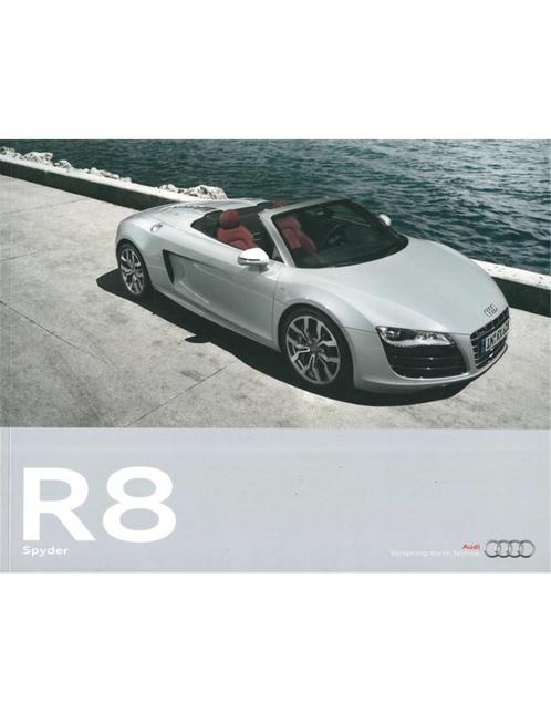 2009 AUDI R8 SPYDER BROCHURE DUITS, Boeken, Auto's | Folders en Tijdschriften, Audi
