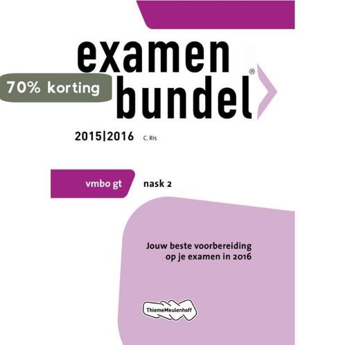 Examenbundel vmbo-gt Nask 2 2015/2016 9789006636291 C. Ris, Boeken, Schoolboeken, Gelezen, Verzenden