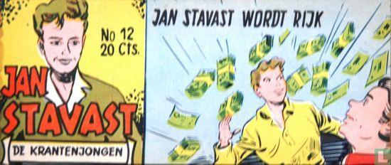 Jan Stavast [Virgola] - Jan Stavast wordt rijk - 1954, Boeken, Stripboeken, Zo goed als nieuw, Eén stripboek, Verzenden