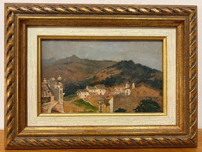 Spanish school (XIX-XX) - Paisaje de Roses (Girona) – Óleo, Antiek en Kunst, Kunst | Schilderijen | Klassiek