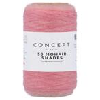 Katia Concept 50 Mohair Shades - 36 roze - Mohair Garen, Hobby en Vrije tijd, Ophalen of Verzenden, Nieuw