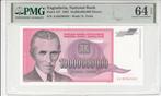 Yugoslavia P 127 10 000 000 000 Dinara 1993 Pmg 64 Epq, Postzegels en Munten, Bankbiljetten | Europa | Niet-Eurobiljetten, Verzenden