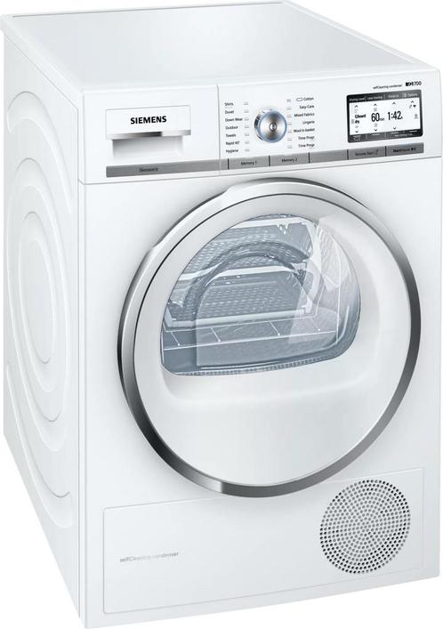 Siemens Wt4hy790gb Warmtepompdroger 9kg, Witgoed en Apparatuur, Wasdrogers, Zo goed als nieuw, Voorlader, 85 tot 90 cm, Ophalen of Verzenden