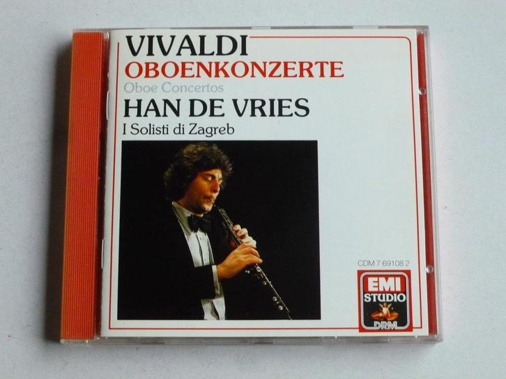 Vivaldi - Oboenkonzerte / Han de Vries, Cd's en Dvd's, Cd's | Klassiek, Zo goed als nieuw, Verzenden