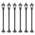 vidaXL Paalverlichting voor tuin E27 110 cm aluminium brons, Tuin en Terras, Buitenverlichting, Verzenden, Nieuw, Aluminium, Staande lamp