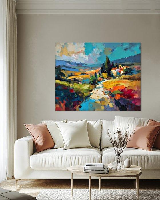 Michael Mey - The Mediterranean View II - XL, Antiek en Kunst, Kunst | Designobjecten