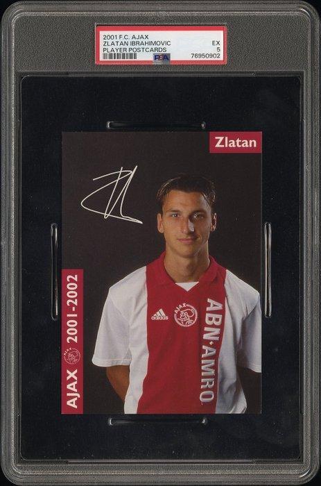 2001 Player Post Card Rookie Zlatan Ibrahimovi Ajax Rookie, Verzamelen, Stickers