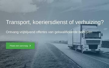 Vind snel een koerier of transporteur voor iedere klus beschikbaar voor biedingen
