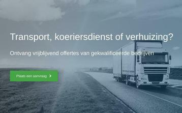 Vind snel een koerier of transporteur voor iedere klus